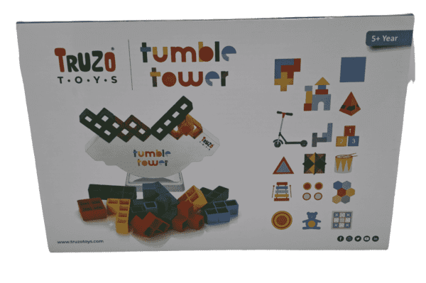 Truzo Toys Tumble Tower Game Front Side