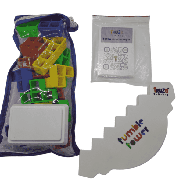 Truzo Toys Tumble Tower Game Contents