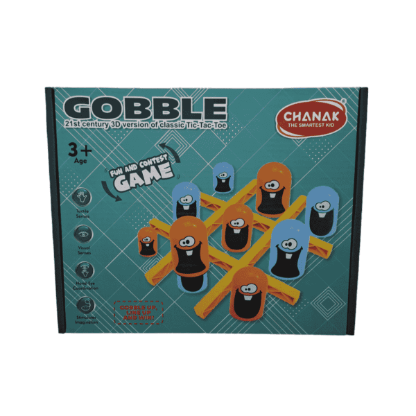 Chanak 3D Gobble Tic Tac Toe Game Front Side