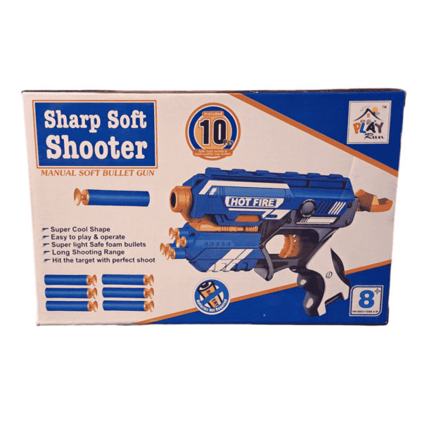 Toy Express Sharp Shooter Soft Bullet Gun Toy Front Side