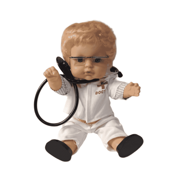 Bindal Traders Lucky Boy Doctor Doll Posing