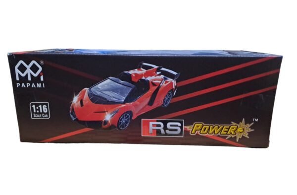 Papami RS Power R/C Car Toy Back Side