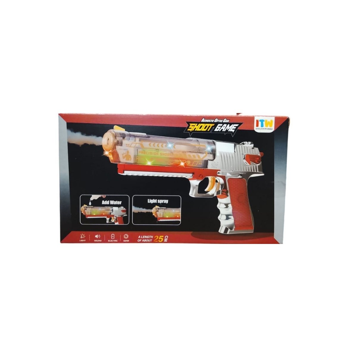 ITW Smoke Optic Gun Toy Features