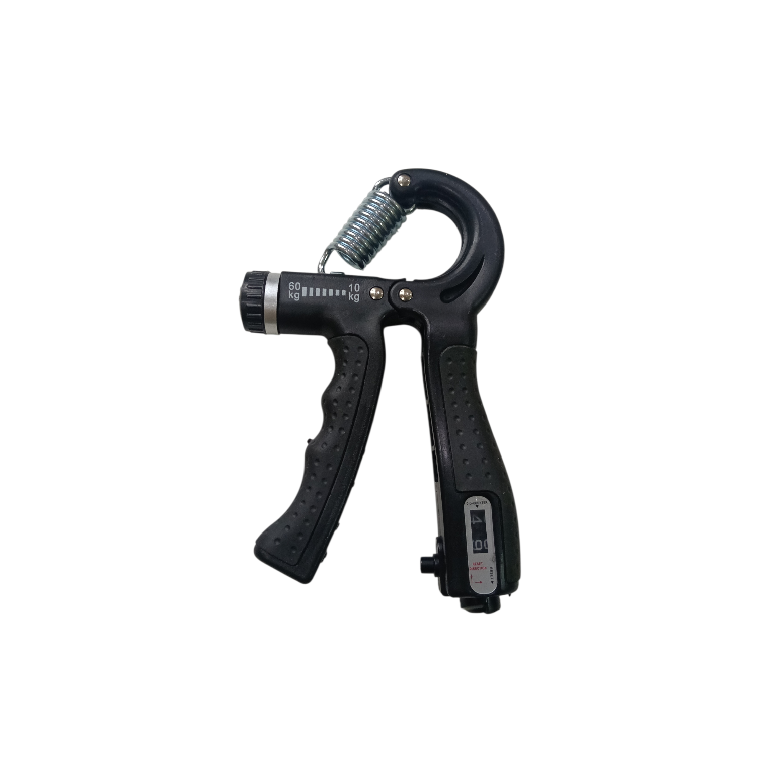 Kamachi Adjustable Hand Grip Exerciser With Counter Black Open