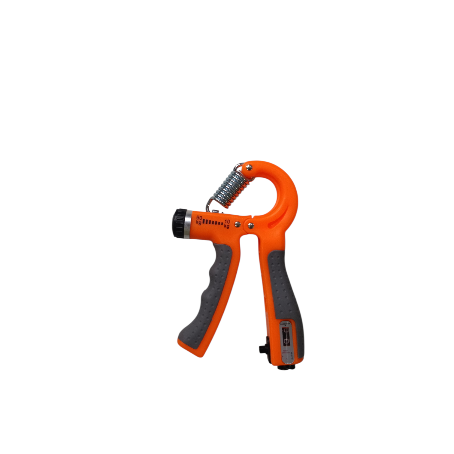 Kamachi Adjustable Hand Grip Exerciser With Counter Orange Open