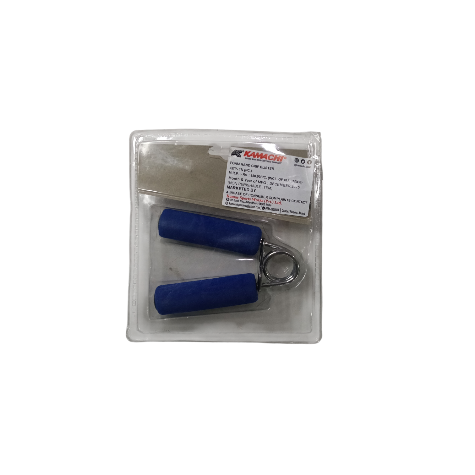 Kamachi Foam Hand Grip Exerciser Packed